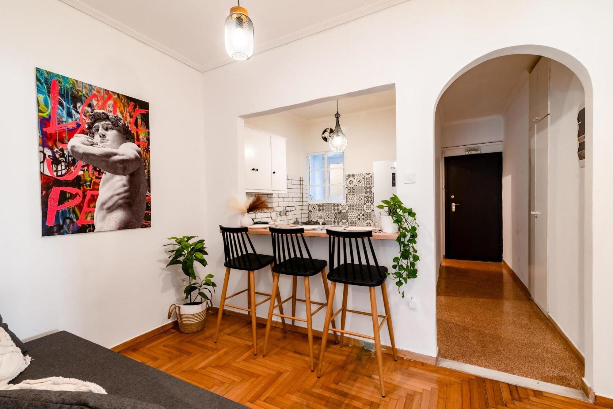Exarchia Artistic Getaway For Groups Apartment Atena Exterior foto